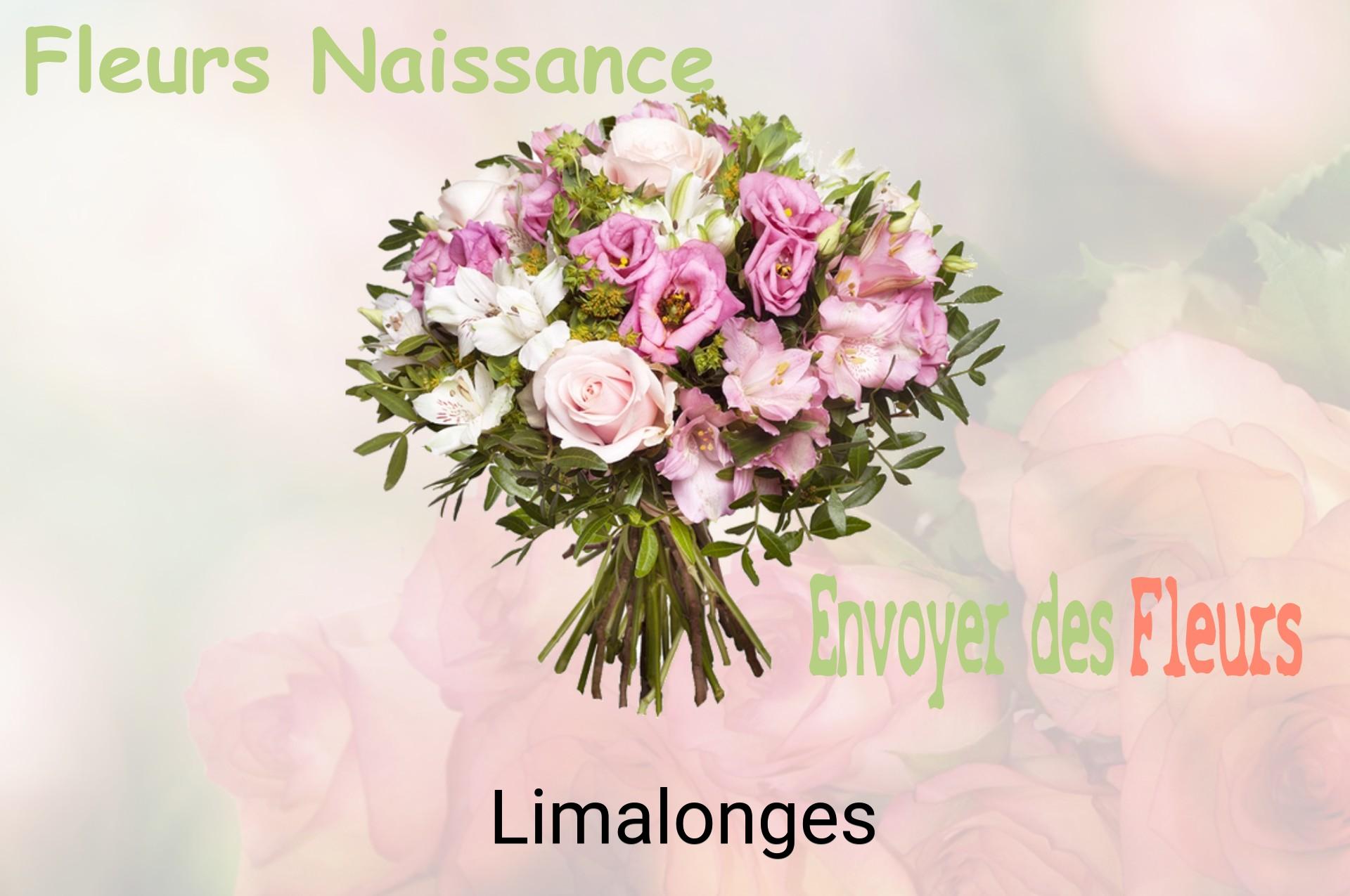 Bouquet de fleurs de naissance livré à Limalonges